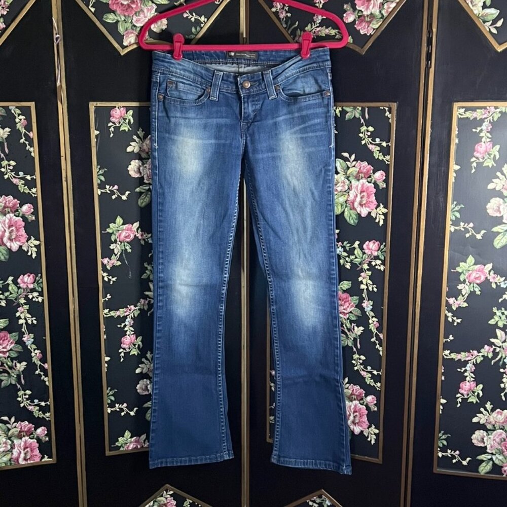 Demi Curve Low Rise Bootcut Jeans Size 28